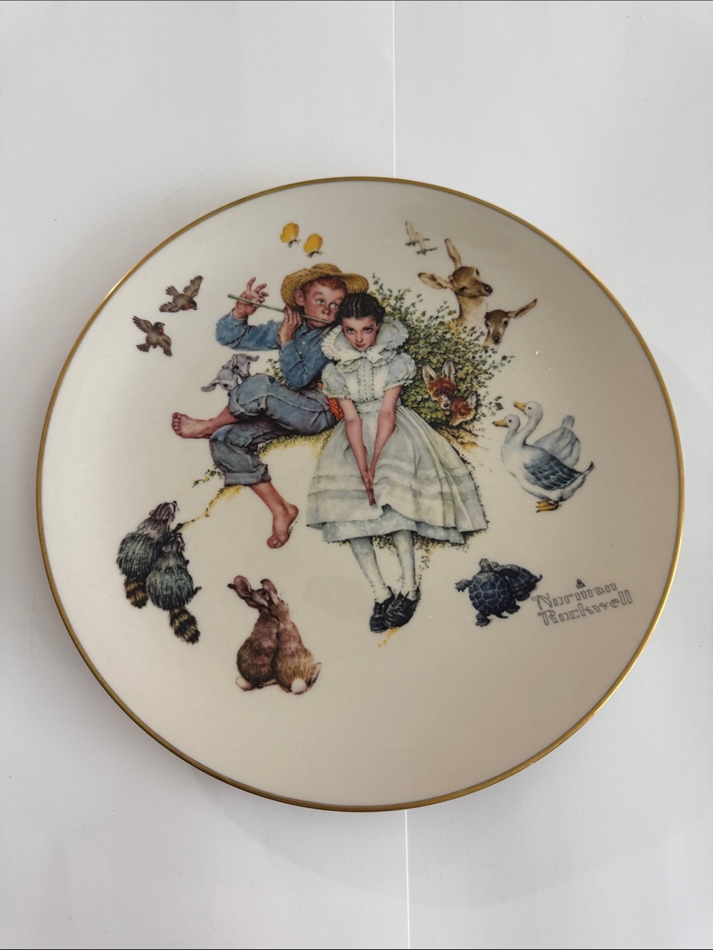 1973 Norman Rockwell Plate